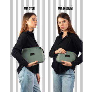Mia large/medium toilettaske med lommer