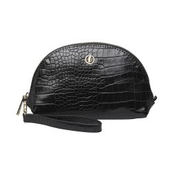 Saga kosmetiktaske/clutch med rem - Pastelfarver