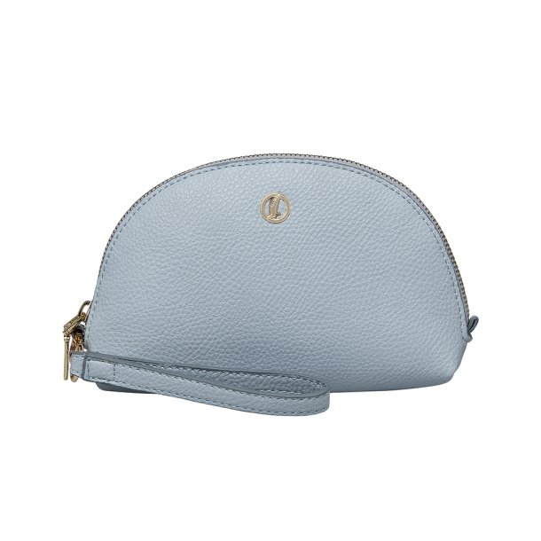 Saga kosmetiktaske/clutch med rem - Pastelfarver