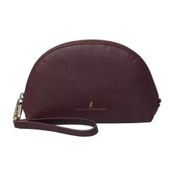 Saga kosmetiktaske/clutch med rem - Pastelfarver