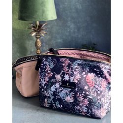 Toilettaske, Stor, Mia, Kraftig nylon med print