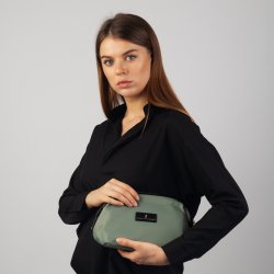 Toilettaske, Mia, Grn nylon