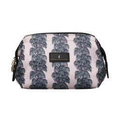 Kosmetiktaske, Mia, kraftig nylon med print