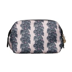 Kosmetiktaske, Mia, kraftig nylon med print