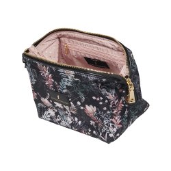 Kosmetiktaske, Mia, kraftig nylon med print