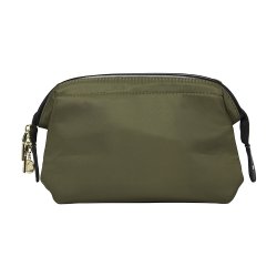 Toilettaske, Mia, Olivengrn nylon