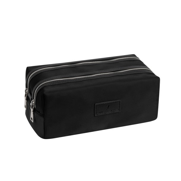 Herretoilettaske, Mason, Sort nylon