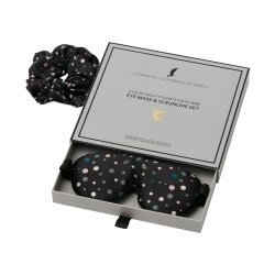 Sovemaske &amp; scrunchie i gaveske, Paloma, Confetti