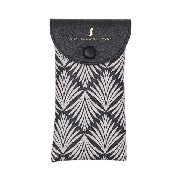 Brilleetui, Sort/Creme, Palmemnster