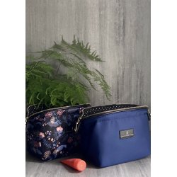 Toilettaske Mia, Bl nylon