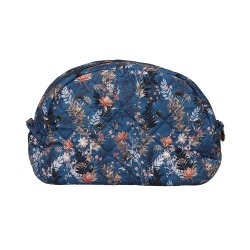 Stor Toilettaske, blomstret med flser, Luna