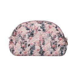 Stor Toilettaske, blomstret med flser, Luna