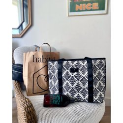 Shopper, Danica, Palmemnster, 3 farvevarianter 