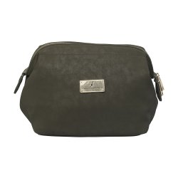 Toilettaske, Stor, Mia, vegansk ruskind