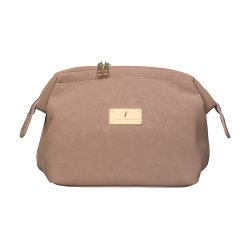 Toilettaske, Stor, Mia, vegansk ruskind