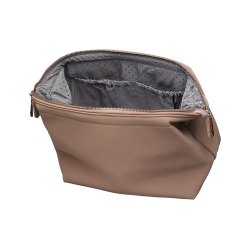 Toilettaske, Stor, Mia, vegansk ruskind