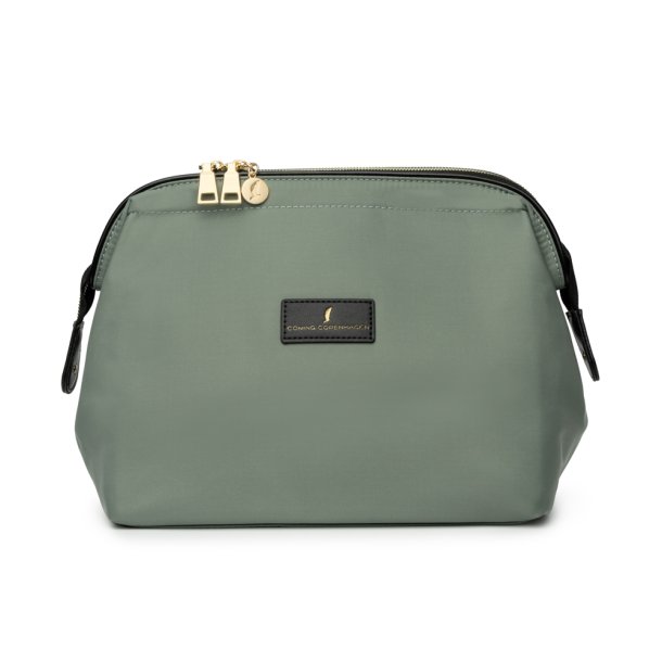 Toilettaske, Mia, Grn nylon