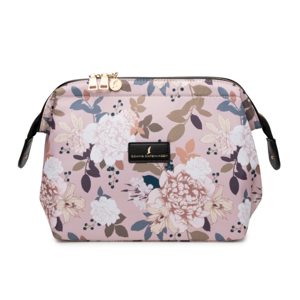 Toilettaske, Mia, Peonies on Pink