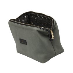 Toilettaske, Stor, Mia, vegansk ruskind, 5 varianter