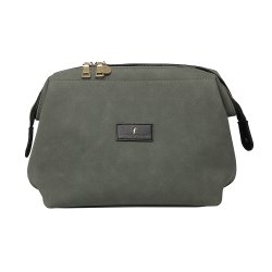 Toilettaske, Stor, Mia, vegansk ruskind, 5 varianter