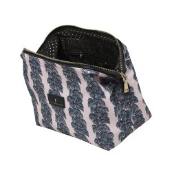 Toilettaske, Stor, Mia, Kraftig nylon med print