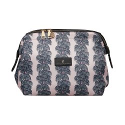 Toilettaske, Stor, Mia, Kraftig nylon med print