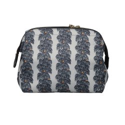 Toilettaske, Stor, Mia, Kraftig nylon med print