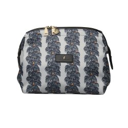 Toilettaske, Stor, Mia, Kraftig nylon med print