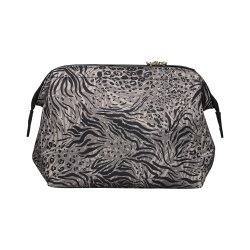 Toilettaske, Stor, Mia, Kraftig nylon med print