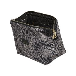 Toilettaske, Stor, Mia, Kraftig nylon med print