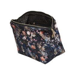 Toilettaske, Stor, Mia, Kraftig nylon med print