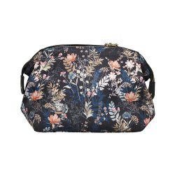Toilettaske, Stor, Mia, Kraftig nylon med print