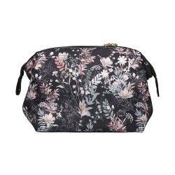 Toilettaske, Stor, Mia, Kraftig nylon med print