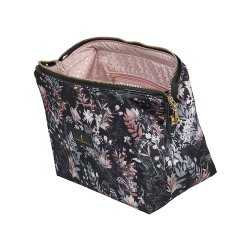 Toilettaske, Stor, Mia, Kraftig nylon med print