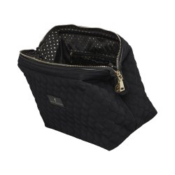 Toilettaske, Mia, Quiltet Vegansk Ruskind