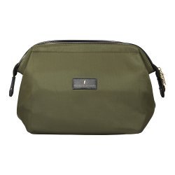 Toilettaske, Mia, Olivengrn nylon