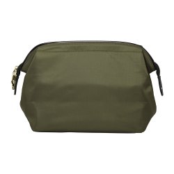 Toilettaske, Mia, Olivengrn nylon