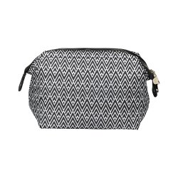 Toilettaske, Stor, Mia, Kraftig nylon med print