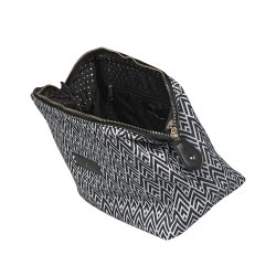 Toilettaske, Stor, Mia, Kraftig nylon med print