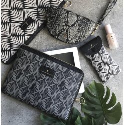 Computer Sleeve, Muldvarp/Sort, Palmemnster